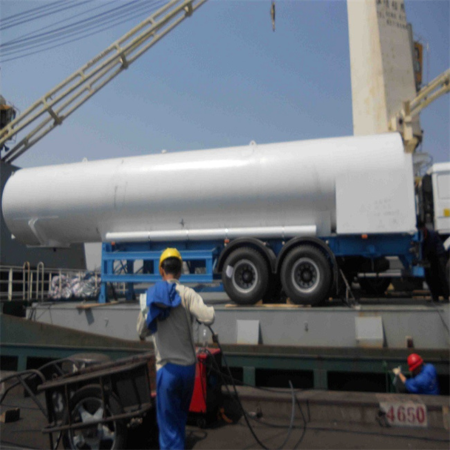 Semi-remorque Cryogénique à Oxygène Liquide LOX LIN Camion Citerne Routier