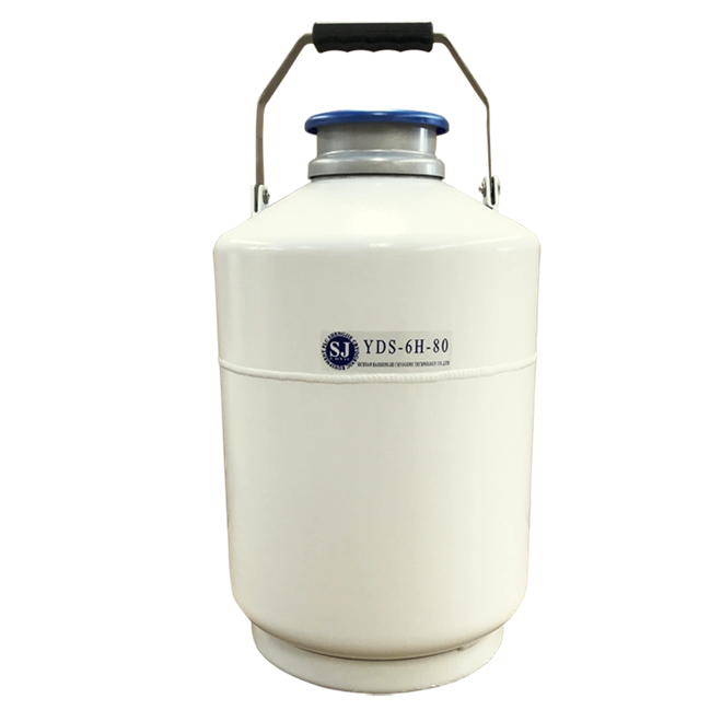  Réservoir Dewar portatif d'azote liquide de 2L ~ 10L pour le stockage biologique de sperme