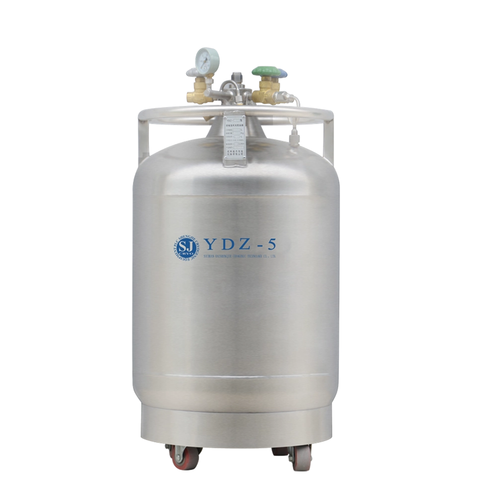 Conteneurs LIN de réservoir de Dewar d'azote liquide cryogénique d'acier inoxydable de 5 ~ 500L