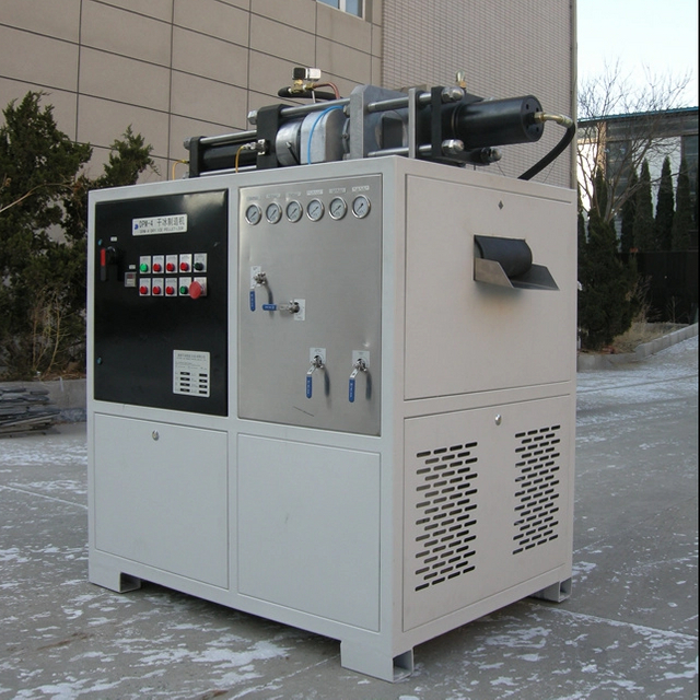 Machine à glace sèche en acier inoxydable 100 ~ 500 kg/h, nouveau pelletiseur de glace sèche 